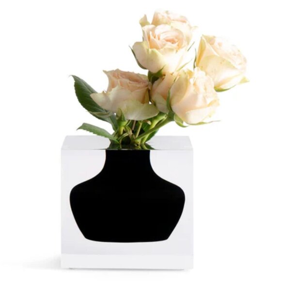 NWT JR William Doyers Bud Vase in Soho Black - Picture 1 of 15